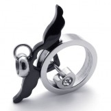Black Angel Titanium Pendant 20289
