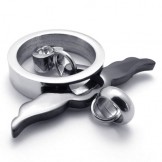 Black Angel Titanium Pendant 20289