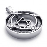 Cable Ring Lovers Titanium Pendant 20253