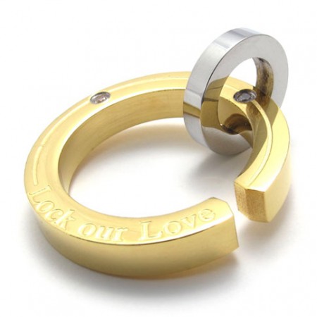 Gold Lovers Men's Titanium Pendant 20248