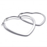 Heart Titanium Earrings
