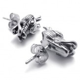 Chinese Dragon Titanium Earrings 20354