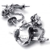Sword Titanium Earrings 20347