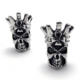 Skull Titanium Earrings 20336