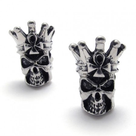 Skull Titanium Earrings 20336