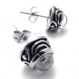 Diamond Titanium Earrings 20255