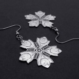 Hollow Titanium Earrings 20240