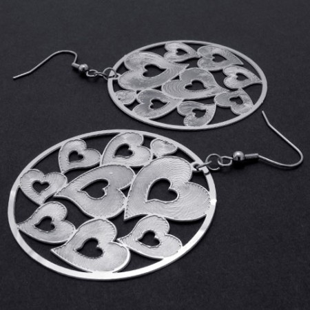 Hollow Titanium Earrings 20239