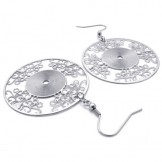 Hollow Titanium Earrings 20238