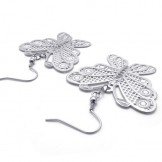 Hollow Butterfly Titanium Earrings 20236