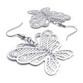 Hollow Butterfly Titanium Earrings 20236