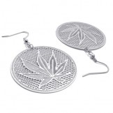 Maple Leaf Titanium Earrings 20230