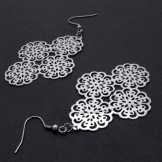 Hollow Titanium Earrings 20228