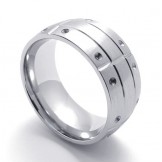 Polished Titanium Ring 20955