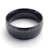 Black Titanium Ring 20827