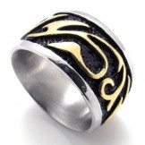Gold Vintage Titanium Ring 20301