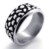 Black Vintage Titanium Ring 20293