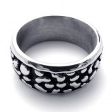 Black Vintage Titanium Ring 20293
