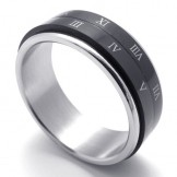 Black Titanium Ring 20225