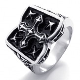 Cross Titanium Ring 20207