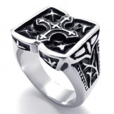 Cross Titanium Ring 20207