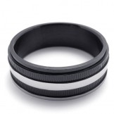 Black Titanium Ring 20175