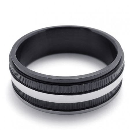Black Titanium Ring 20175