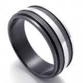 Black Titanium Ring 20175