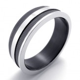 Black Titanium Ring 20175