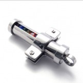 Titanium Pendant with Colorful Zircons 21089