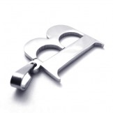 Titanium Letter "B" Pendant 21099