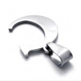 Titanium Letter "C" Pendant 21100