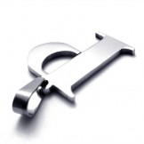 Titanium Pendant for Letter "P" 21118