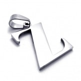 Letter "Z" Titanium Pendant 21128