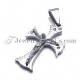 Fashion Women's Titanium Cross for Jesus Pendant