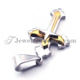 Elegant Titanium Cross Pendant for Women