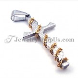 Elegant Titanium Cross Pendant