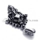 Fashion Titanium Pendant with Zircon