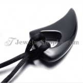 Black Wolf Tooth Titanium Pendant