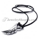 Elegant Wing Titanium Pendant
