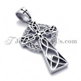 Elegant Titanium Pendant with Brown Zircon