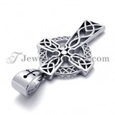 Elegant Titanium Pendant with Brown Zircon