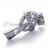 Elegant Titanium Pendant with Brown Zircon