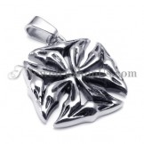 Classical Cross Black Titanium Pendant