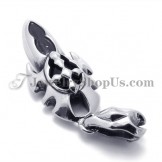 Fashion Black Zircon Titanium Pendant