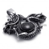 Fashion Dragon Titanium Pendant with Zircon