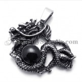 Fashion Dragon Titanium Pendant with Zircon