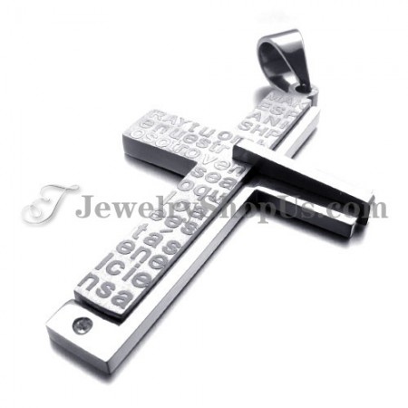 Gorgeous Cross Titanium Pendant