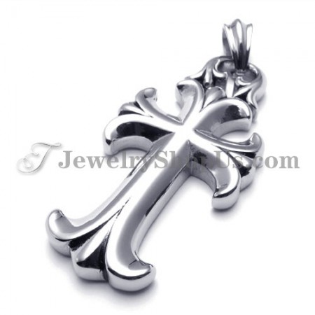 Classical Cross Titanium Pendant