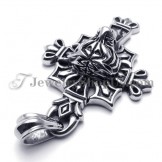 Classical Black Cross Titanium Pendant